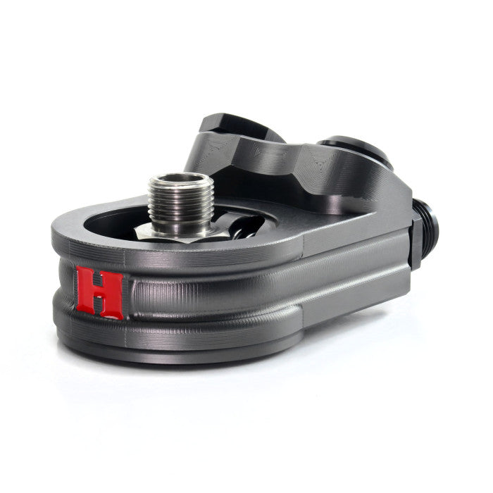 HEL Angled Sandwich Oil Cooler Thermostat